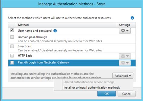 storefront authentication